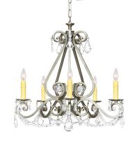 Meyda Green 118041 - 26" Wide Adrianna 5 Light Chandelier