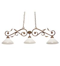  120175 - 48" Long Bordeaux 3 Light Island Pendant