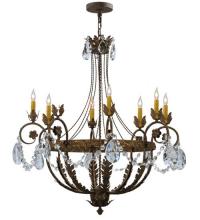 Meyda Green 120414 - 39"W Antonia 8 LT Chandelier