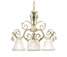  120982 - 24" Wide Cherise 6 Light Chandelier