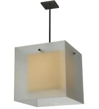  130764 - 17.5"Sq Quadrato Shadow Box Pendant