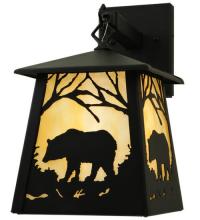  133427 - 7.5"W Bear at Dawn Hanging Wall Sconce