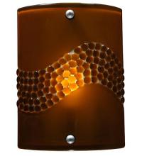  133700 - 8.25"W Metro Fusion Amber Pietre Wall Sconce