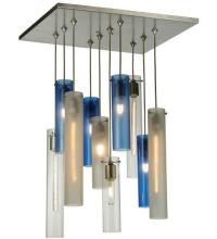  135045 - 17"Sq Cilindro 10 LT Cascading Pendant