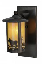  150579 - 8"W Fulton Moose Creek Solid Mount Wall Sconce