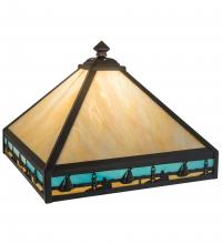  15141 - 16" Square Sailboat Mission Shade