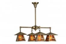  151753 - 30"W Stillwater "T" Mission 4 LT Chandelier