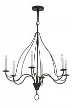  154071 - 36"W Polonaise 6 LT Chandelier