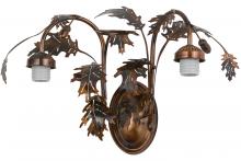  157209 - 20"W Oak Leaf & Acorn 2 LT Wall Sconce Hardware