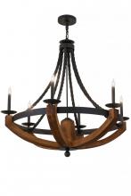  164690 - 42" Wide Doyle 6 Light Chandelier