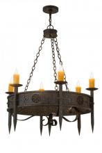  167203 - 36"W Calandra 6 LT Chandelier