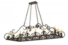  171344 - 66"L Carlotta 16 LT Oblong Chandelier