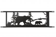  179786 - 94.5"W Neversink Bridge Black Bear Decor