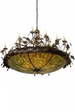  181600 - 55" Wide Greenbriar Oak Inverted Pendant