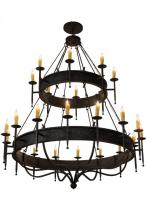 Meyda Green 182268 - 72" Wide Marta 24 Light Two Tier Chandelier