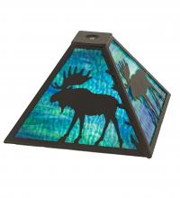  188739 - 12" Square Moose Shade