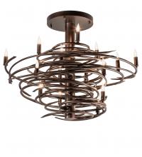  214928 - 36" Long Cyclone 15 Light Chandelier