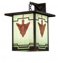  239207 - 14" Square Hyde Park Arrowhead Wall Sconce