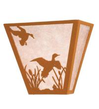  23924 - 13"W Ducks in Flight Wall Sconce