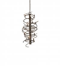  240052 - 21" Wide Cyclone 12 Light Chandelier