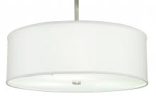  250070 - 24" Wide Cilindro White Trilam Textrene Pendant