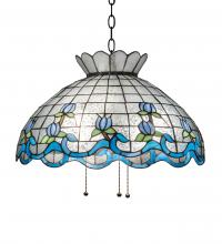  26918 - 20" Wide Roseborder Pendant