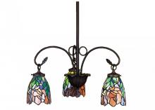  27416 - 21" Wide Iris 3 Light Chandelier