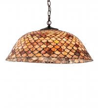  31160 - 24" Wide Tiffany Fishscale Pendant