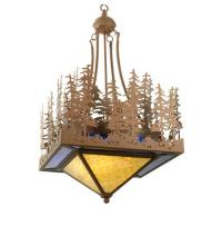  32211 - 20"Sq Pine Lake Inverted Pendant