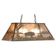  50019 - 48" Long Buffalo at Lake Oblong Pendant