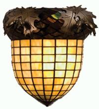  51852 - 12" Wide Greenbriar Oak Wall Sconce