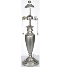  69406 - 23"H Brushed Nickel 2 LT Table Base