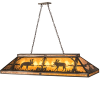  70579 - 61" Long Moose Oblong Pendant