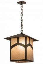  92486 - 16"Sq Seneca Hill Top Pendant