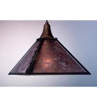  98719 - 11" Square Leaf Edge Pendant