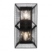  366W02CB - Arcade 2-Lt Sconce - Carbon