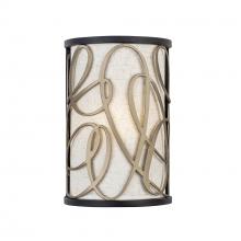  381W01MBAR - Scribble 1-Lt Sconce - Matte Black/Artifact