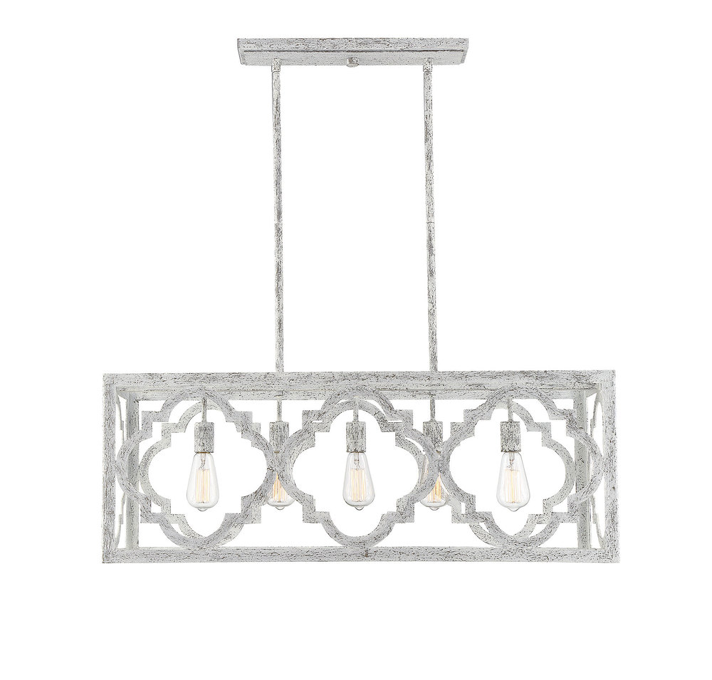 Westbrook 5-Light Linear Chandelier in Charisma