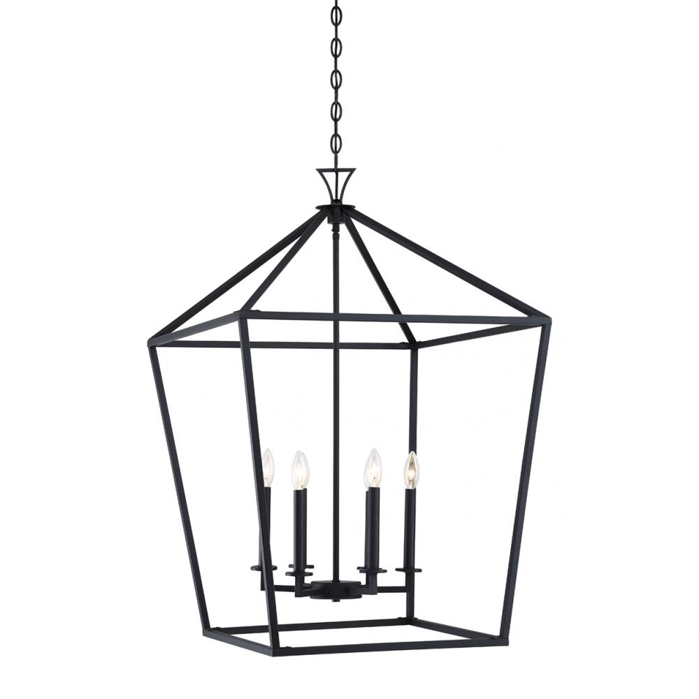 Townsend 6-Light Pendant in Matte Black