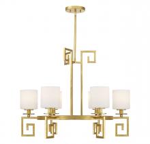  1-2304-6-260 - Quatrain 6-Light Chandelier in True Gold