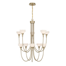 Savoy House 1-5083-10-127 - Florena 10-Light Chandelier in Noble Brass by Breegan Jane
