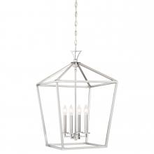  3-421-4-SN - Townsend 4-Light Pendant in Satin Nickel