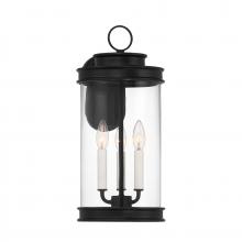  5-905-BK - Englewood 3-Light Outdoor Wall Lantern in Matte Black