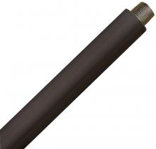  7-EXT-51 - 9.5" Extension Rod in Vintage Black with Warm Brass