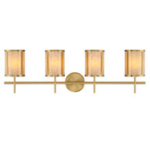  8-2055-4-322 - Camden 4-Light Bathroom Vanity Light in Warm Brass