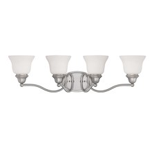  8-6837-4-69 - Yates 4-Light Bathroom Vanity Light in Pewter