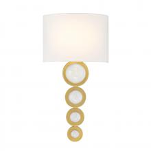  9-1032-1-322 - Marseille 1-Light Wall Sconce in Warm Brass