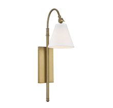  9-1201-1-322 - Rutland 1-Light Adjustable Wall Sconce in Warm Brass