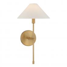  9-6608-1-322 - Avon 1-Light Wall Sconce in Warm Brass