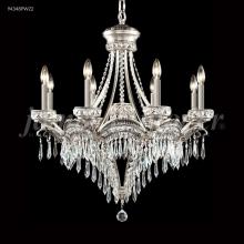  94348PW22 - Dynasty Cast Brass 8 Light Chandelier